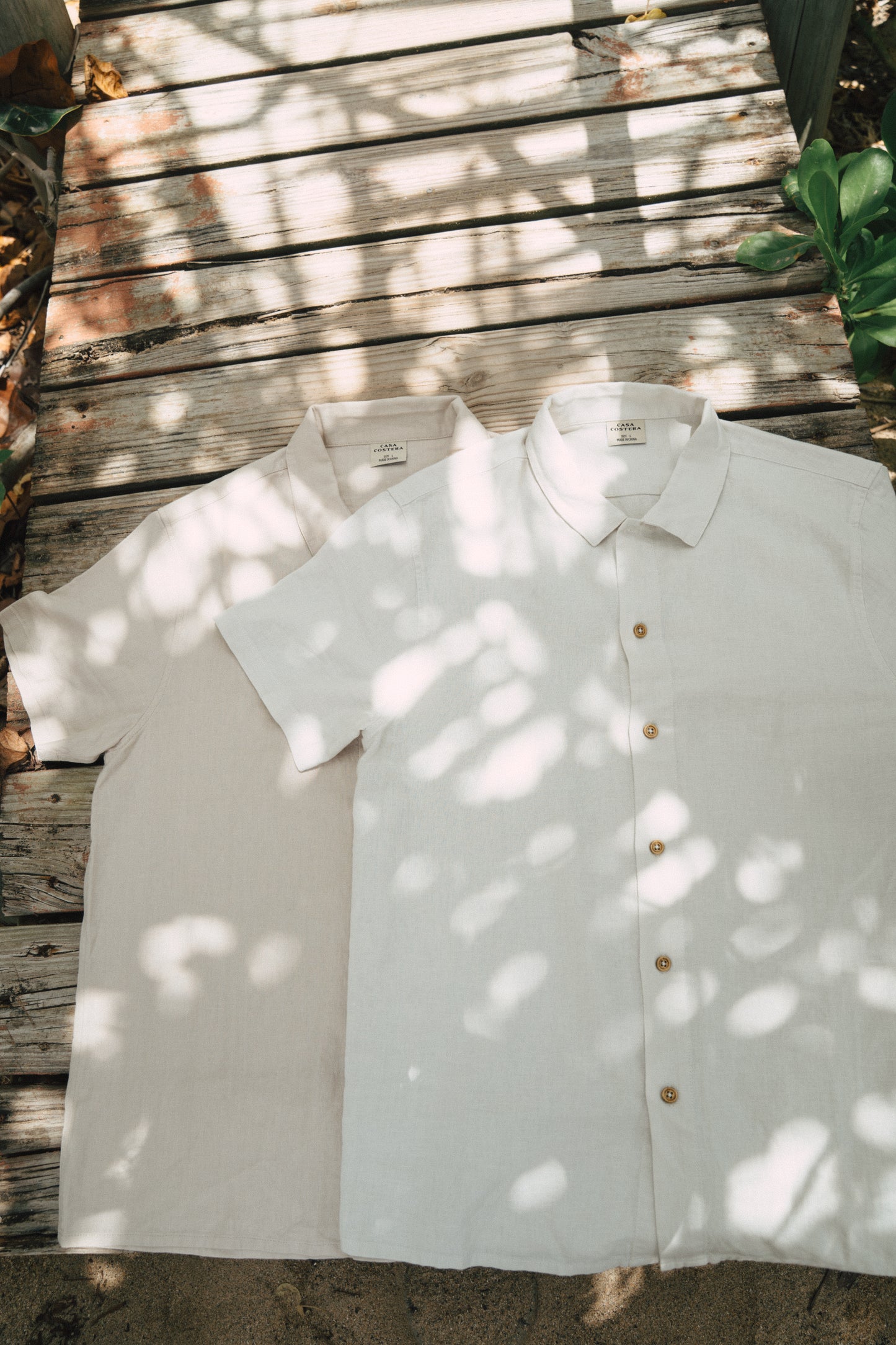 Casa Solid Button Up