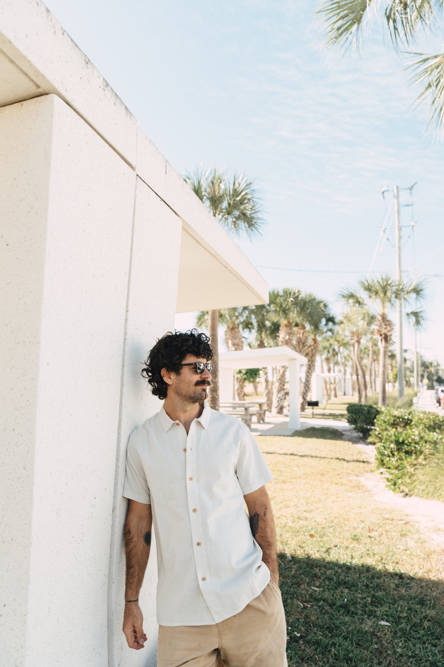 Casa Solid Button Up