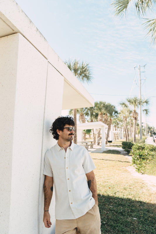 Casa Solid Button Up