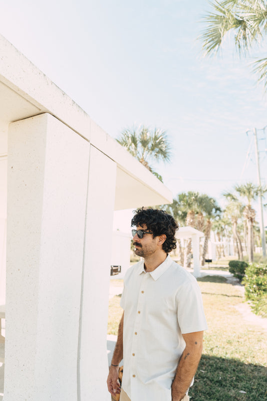 Casa Solid Button Up