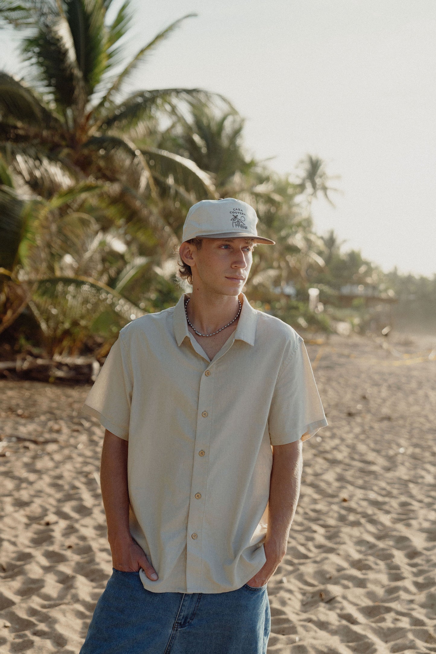Casa Solid Button Up
