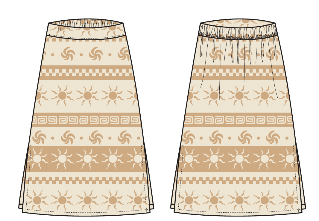 Calypso Midi Skirt