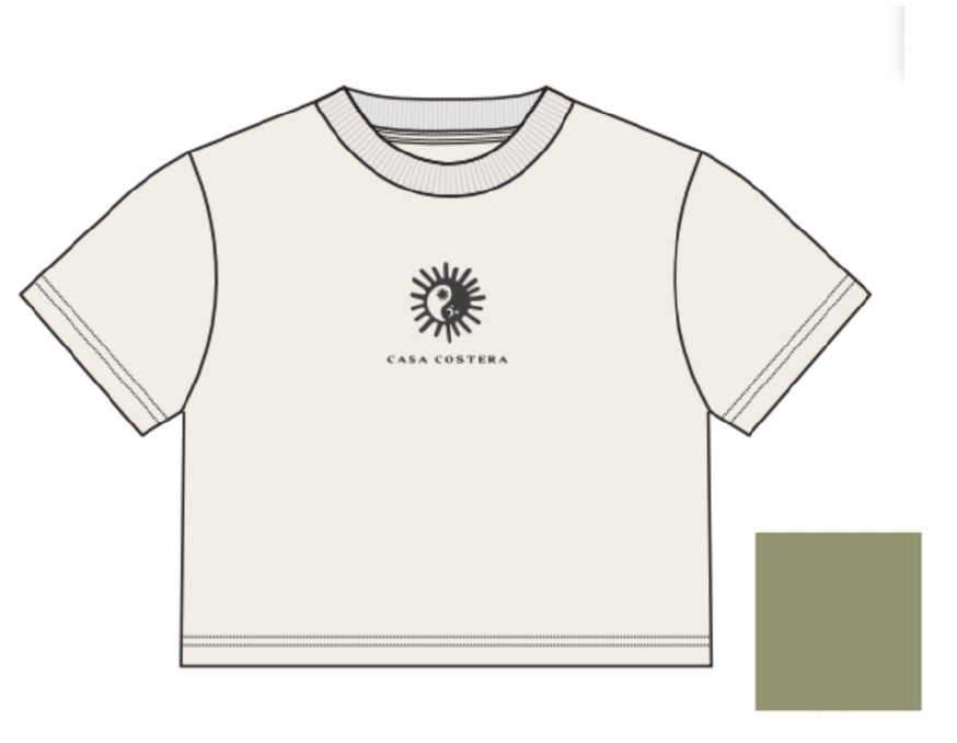 Yin Yang Sol Crop Tee