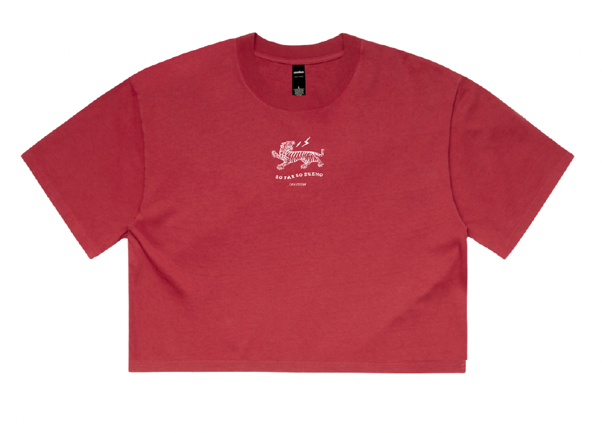 So Far So Bueno Crop Tee